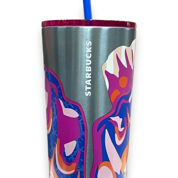 NWT | Starbucks Butterfly Summer 2024 24oz Tumbler - Picture 2 of 4